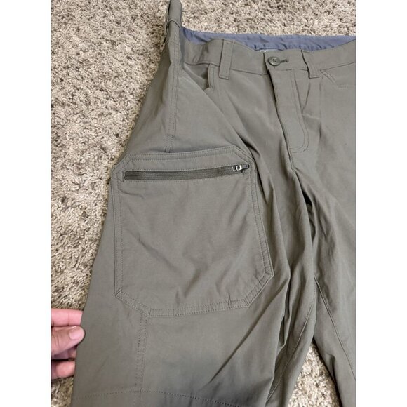 EDDIE BAUER Mens Nylon Shorts Hiking Outdoor Camping Travel Preppy Basic Sz 32 - Picture 7 of 11